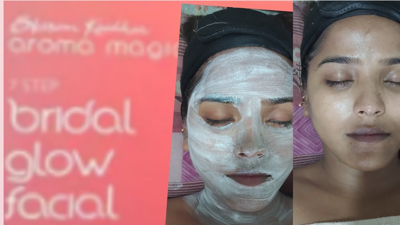 aroma magic bridal glow facial kit review demo step by step aromamagic