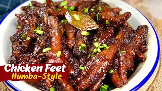 Chicken Feet Humba-Style | Masarap na pang ulam, papakin o pang pulutan!