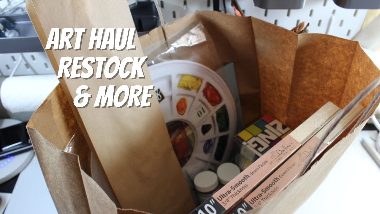 ART SUPPLY HAUL Late October 2022 Jerry's Artarama Restock Run