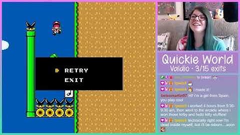 Bun plays "Quickie World" - level 4: Terminal Velocity!