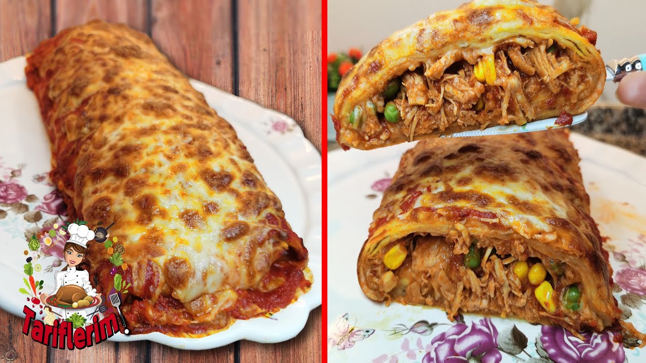 Yapılışı kolay ve lezzeti bol Rulo Tavuk tarifi ???? │ En kolay ve pratik yemek tarifleri ✓