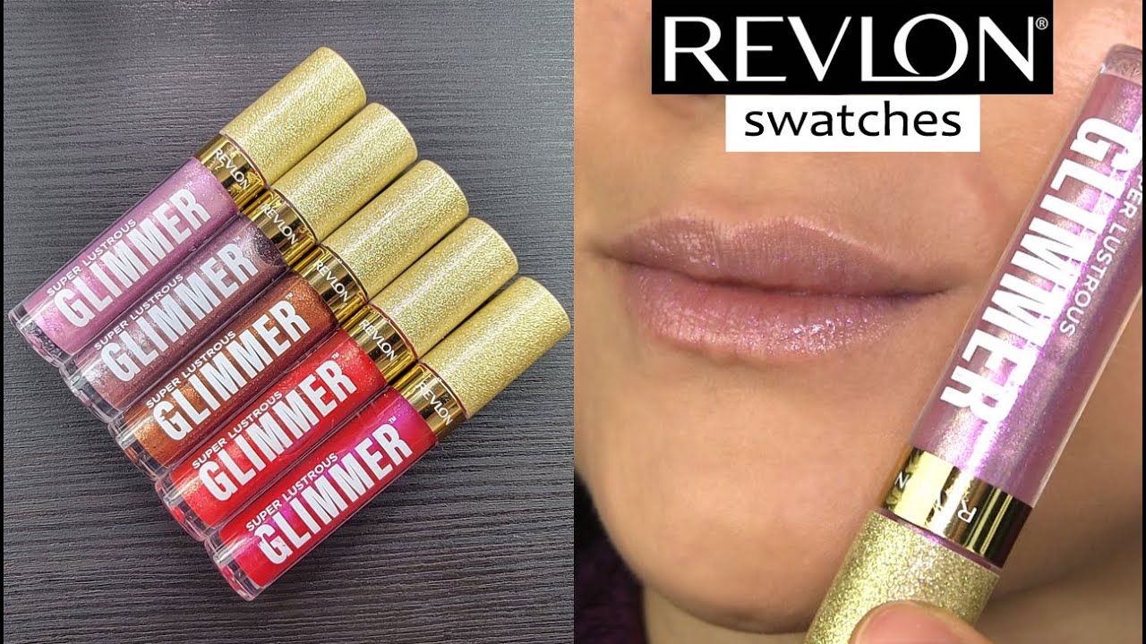 Revlon GLIMMER GLOSS // Lip Swatches & Review
