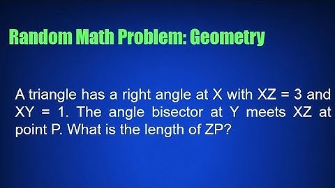 Random Math Problem: Geometry