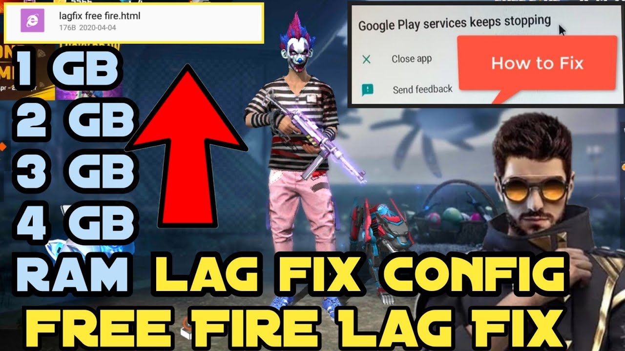 Free Fire lag fix 1gb ram | free fire lag fix Config file ...