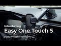 Easy one touch 5 dashboard  windshield mount