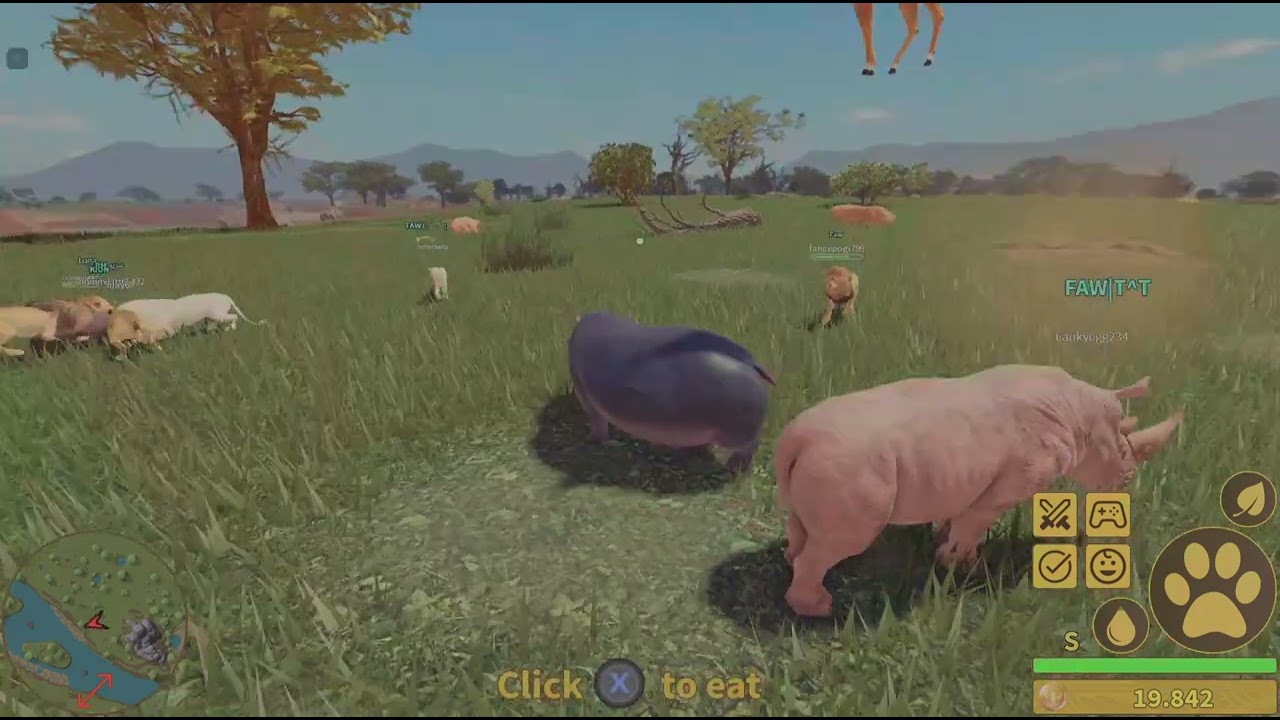 سافانا لايف قتالات مع الاسود و هكر غزال الجزء الأول 