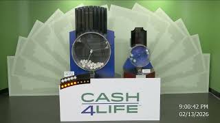 Cash4life Drawing 02-13-2026