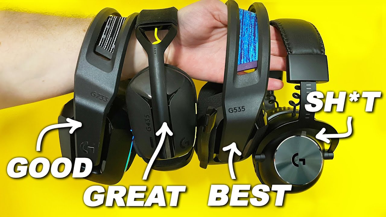 Why G535 is better than Logitech G Pro X and G733 and G435! 