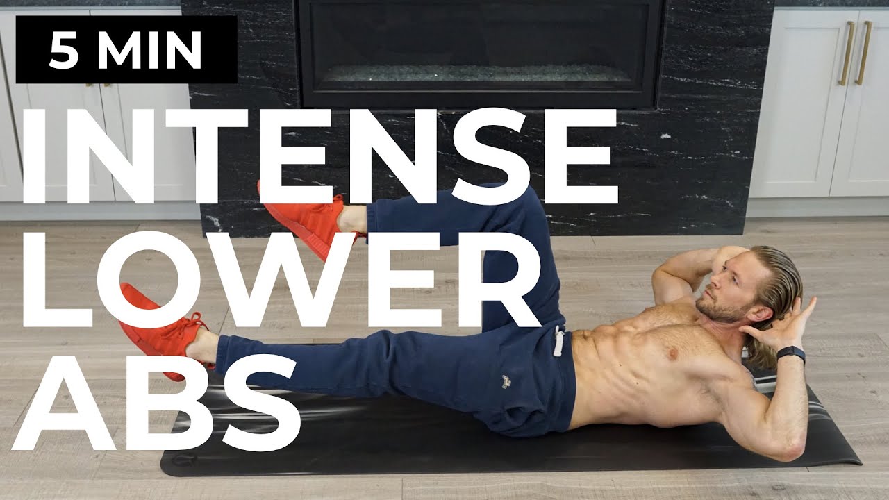 10 Min LOWER ABS Workout Intense  burn lower belly fat, NO equipment 