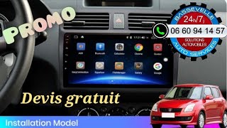 mettre un autoradio android grand écran sur Suzuki Swift