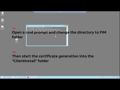 Setup FIM 800xA Connect software - ABB Field Information Manager