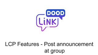 24 (Feature) - Post announcement at group - Linkdood Communication Platform screenshot 3