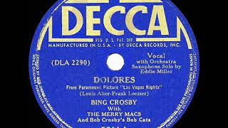 Watch Bing Crosby Dolores video