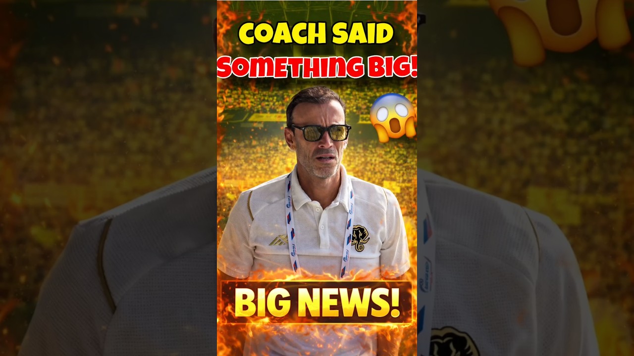 No One Expected This From Kerala Blasters Coach 😳🔥 | kerala blasters | kbfc | 