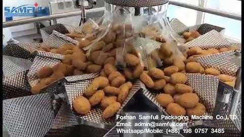 From Client Biscuits Packaging Machine Working With 10 Multi head Weigher