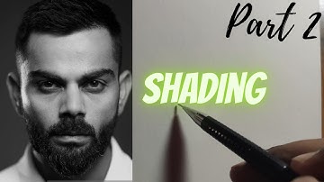 Drawing Virat Kohli 😍 / part 2 / shading