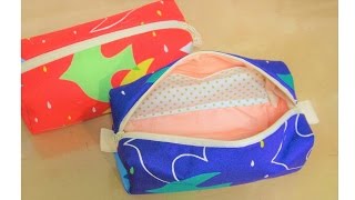 内ポケット付きボックスペンケースHow to put inside pocket