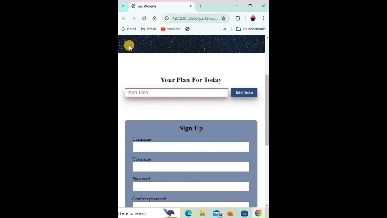 Todo list using event delegation in javascript learning learn 