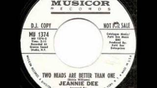 Video-Miniaturansicht von „Jeannie Dee "Two Heads Are Better Than One"“