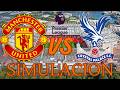 MANCHESTER UNITED VS CRYSTAL PALACE || PREMIER LEAGUE 2025-26 || PES 6