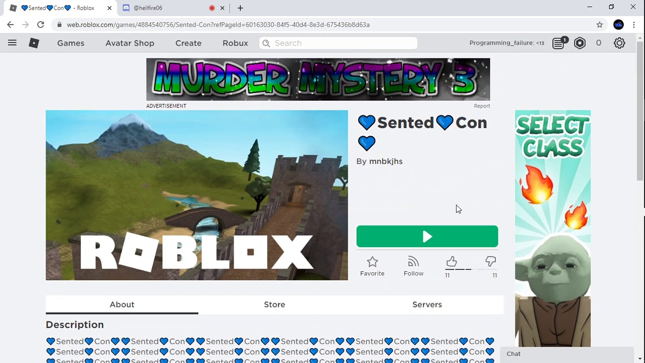 Sented Cons ROBLOX (DO NOT JOIN) GAME IS 18+.