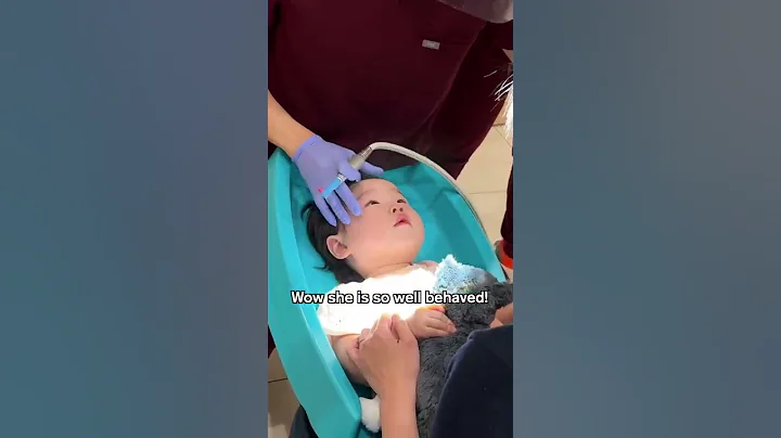 When a child gives her dentist a silent stare after crying 👀😂💜 [Pediatric Dentist] - DayDayNews