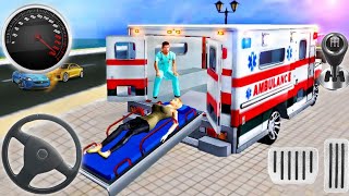 Ambulance Van Emergency Driving 2024 - 911 Helicopter Rescue Flight Simulator - Android Gameplay