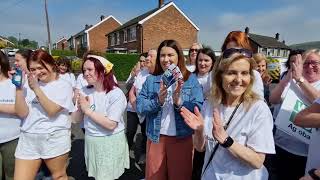 Massive leaflet drop by Sinn Féin women activists