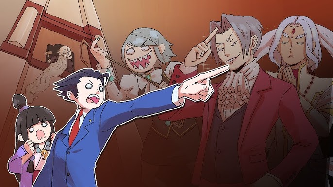 the world if they hugged in this scene ☹️ #aceattorney #dgs