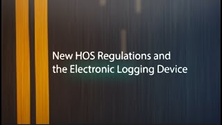 New HOS Regulations Changes and the ELD