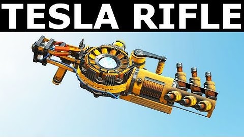 Fallout 4 Automatron - All Tesla Rifle Mods (Tesla Rifle Customization)