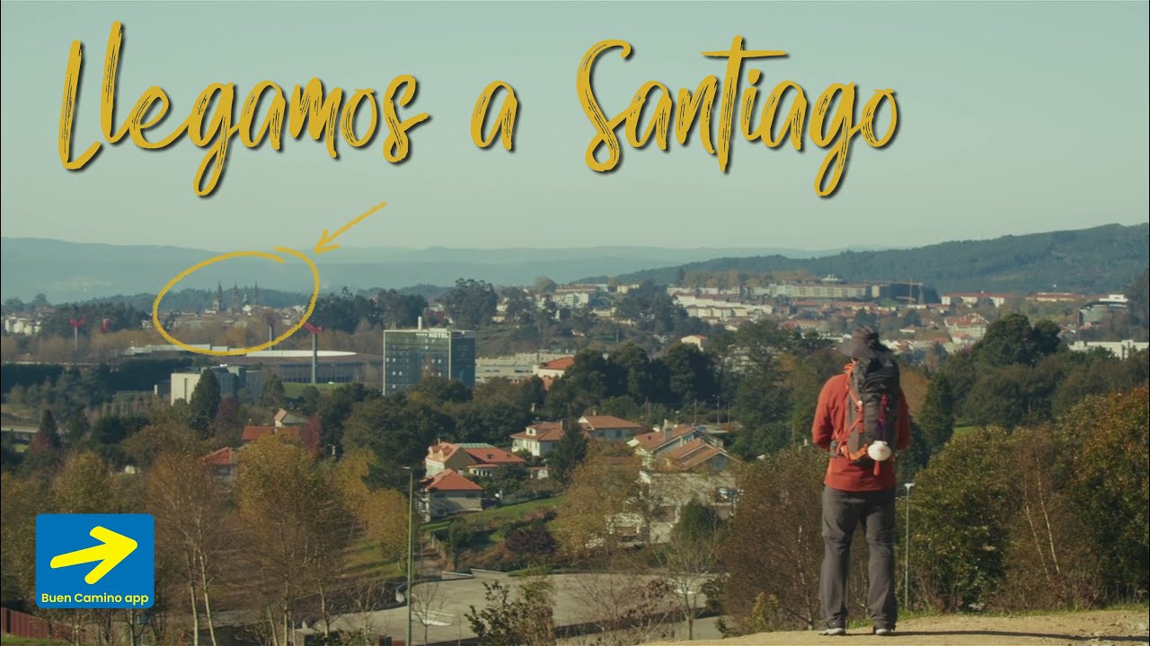 Camino de Santiago entre O Pedrouzo y Santiago de Compostela