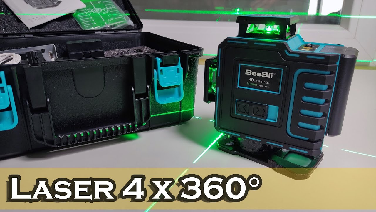 Niveau laser 4x 360° : un super bon rapport qualité/prix