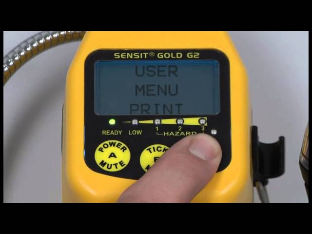 Sensit Gold G2 Conversion Chart