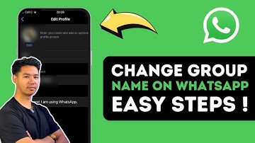 How To Change WhatsApp Group Name