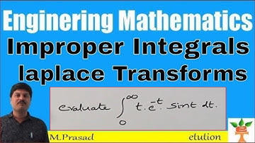 improper integrals by laplace transform    example problem =4
