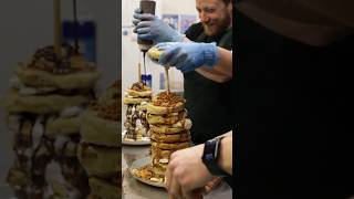 PANCAKE DAY CHALLENGE! #SHORTS #FOOD #eatingchallenge