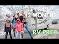Prepping the RV for Trip 1 | Mom Vlog | 12 Trips in 12 Months Kickoff