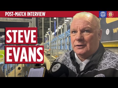 Steve Evans' reaction | Portsmouth 2-1 Stevenage