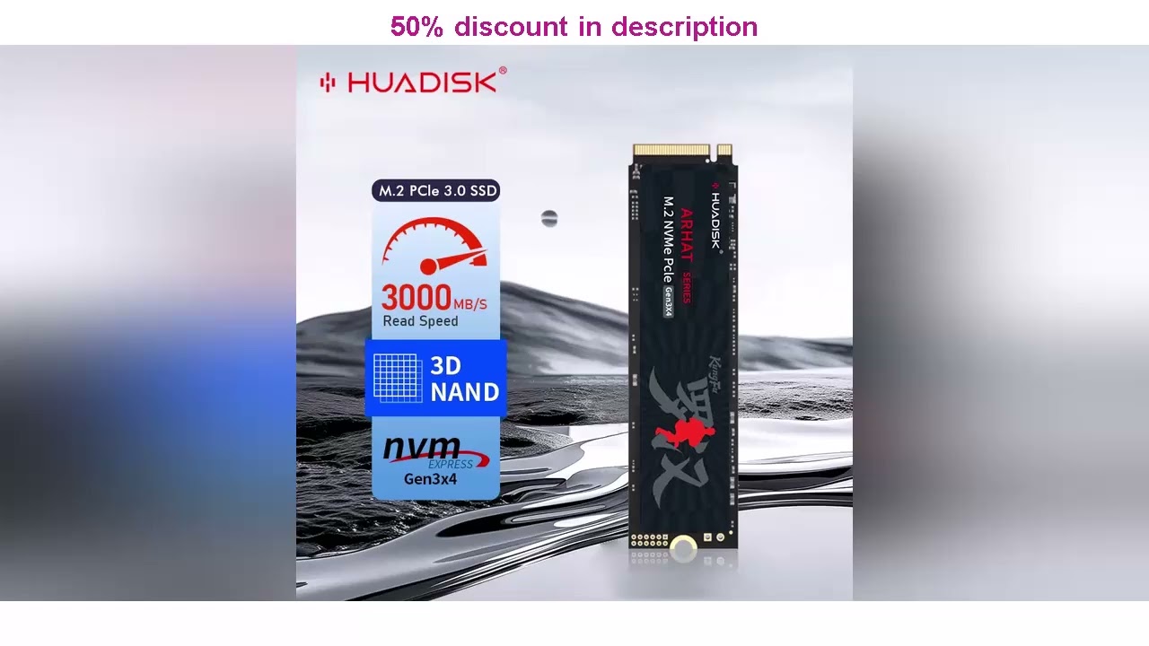 Latest Products You Must Know! Huadisk SSD NVMe M2 1TB 512GB Internal SSD Drive PCIE3.0 3000MB Sp
