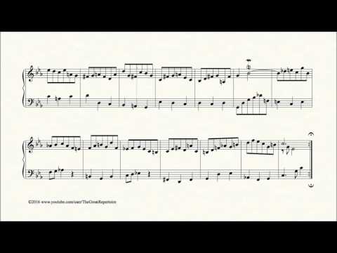Bach, Prelude in C minor, BWV 934, Harpsichord