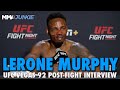 Lerone murphy wants top 10 opponent next this is the start of big things  ufc vegas 92
