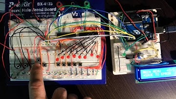 Prova pedaliera gestita con menu Menwiz e Arduino