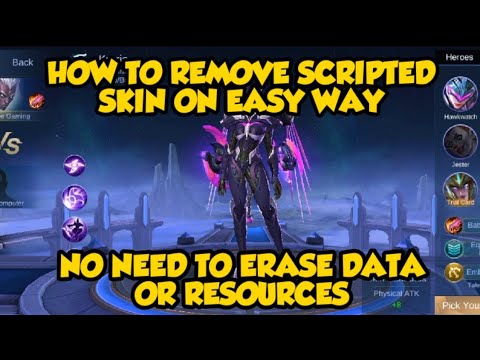 Download HOW TO REMOVE SCRIPTED SKIN ON EASY WAY | MOBILE LEGENDS | DOPEGAMING