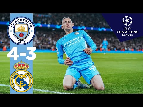 CL HIGHLIGHTS | MAN CITY 4-3 REAL MADRID | 7 GOAL THRILLER