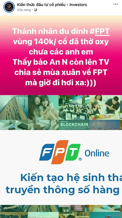 Thánh nhân đu #FPT vùng 140K đã thở oxy chưa? An N còn lên TV chia sẻ mùa xuân về FPT giờ đi xa quá