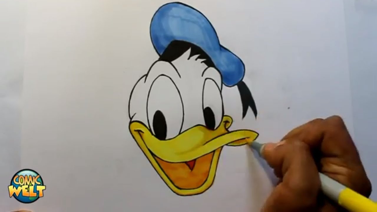 Wie Zeichnet Man Donald Duck Walt Disney Tutorial Youtube