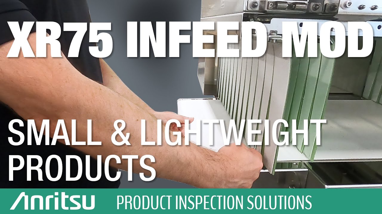 XR75 Mod for Small & Lightweight Products - Infeed Extension & Low Friction Curtains