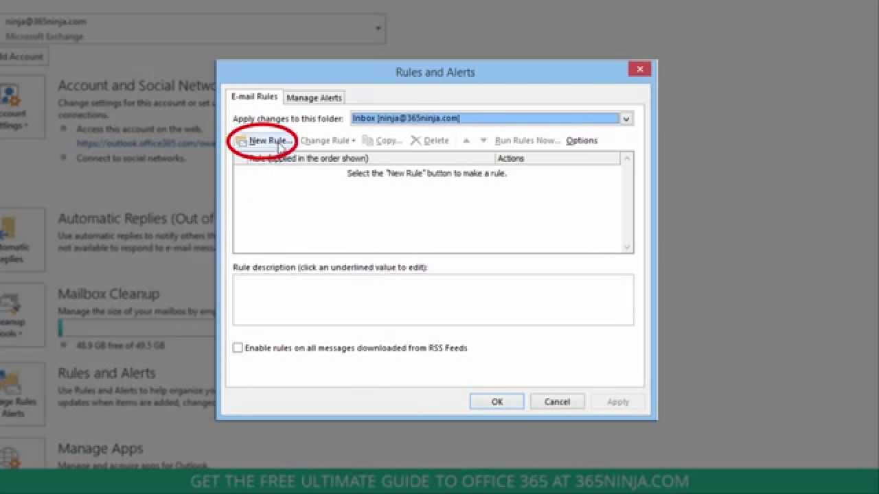 Undo Send In Outlook 2013 With This Setting YouTube