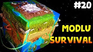 Uzay Roketi̇ Tamamlandi - Minecraft Dünyanın Sonu Steves Galaxy Modpack